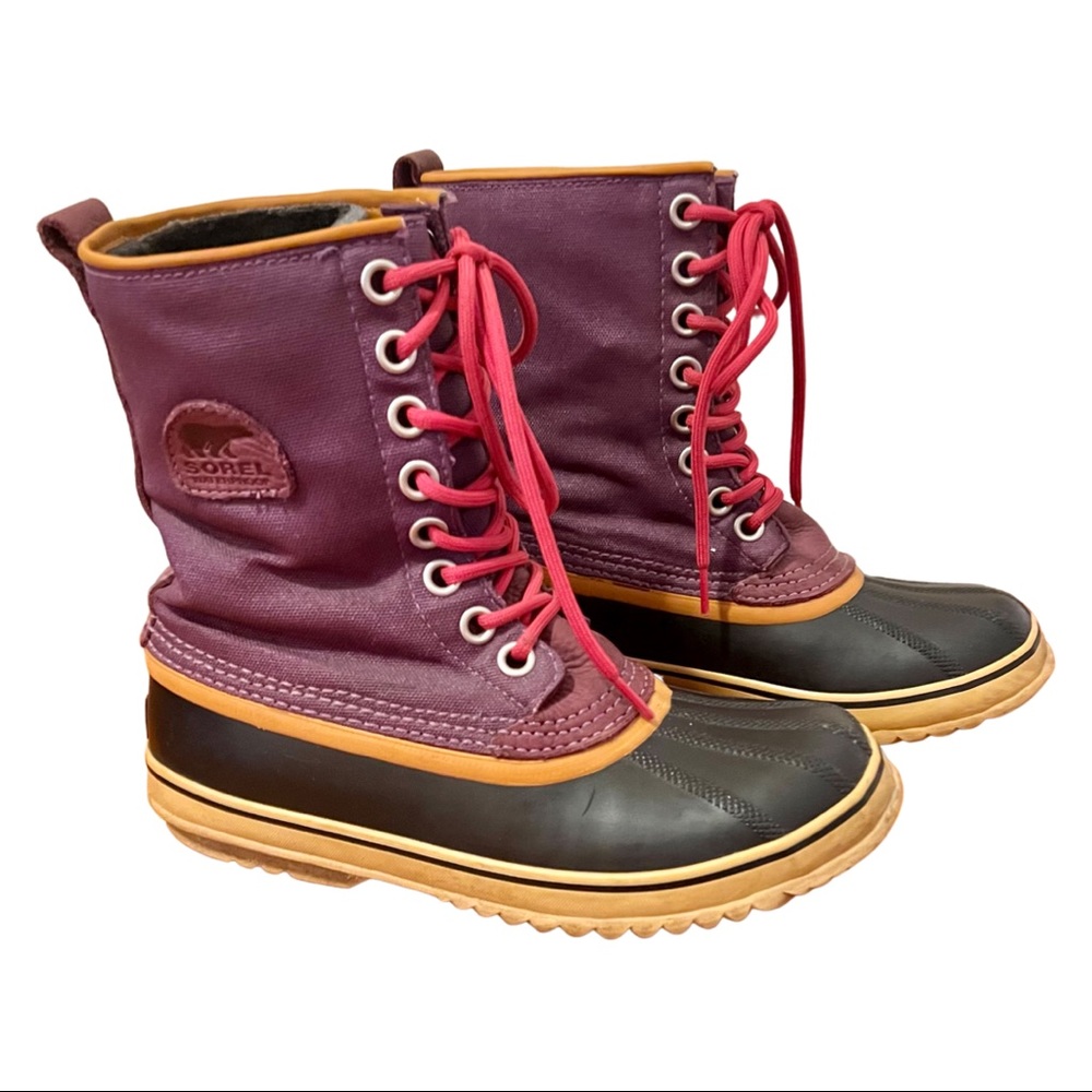 SOREL Women's 1964 Purple Waterproof Winter Boot size 8